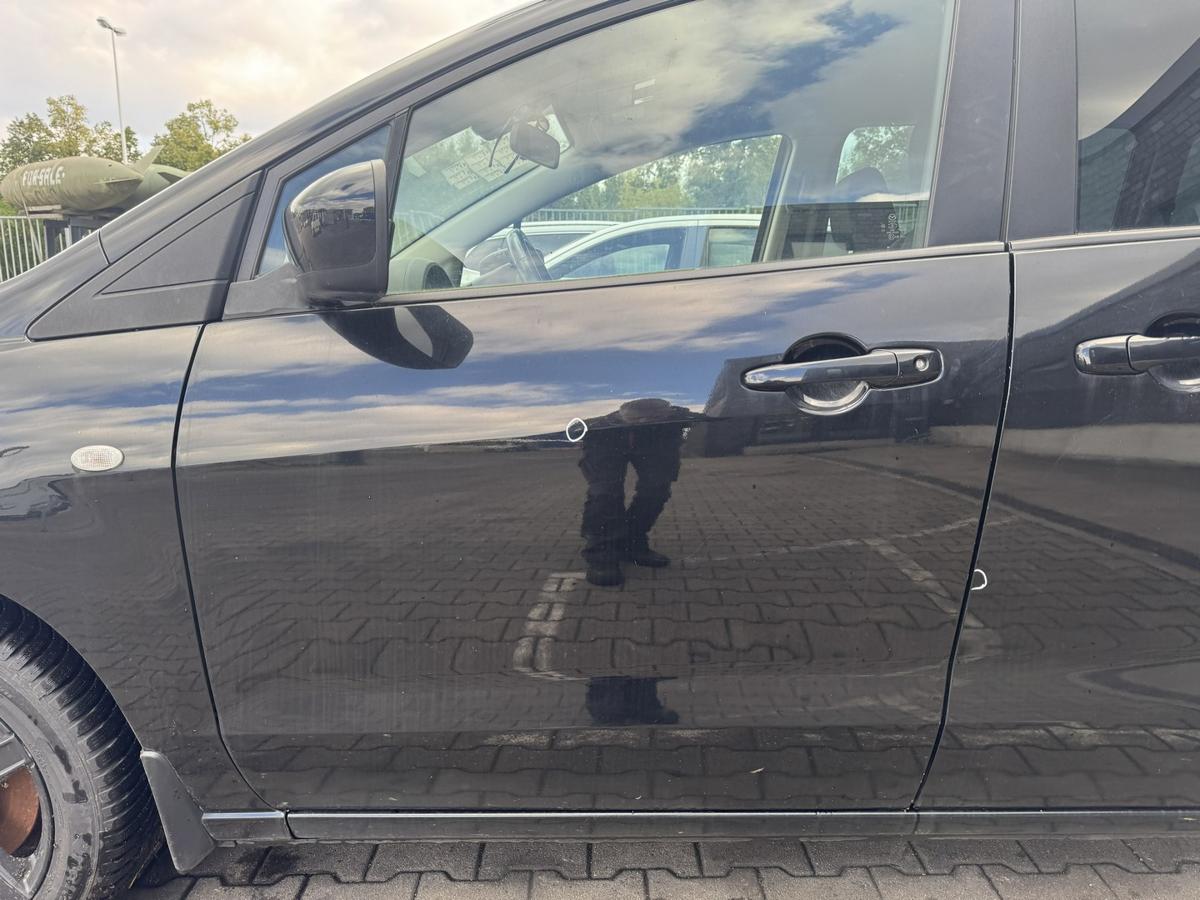 Mazda 5 CR original T&uuml;r vorn links Schwarz Rohbau Bj.2010